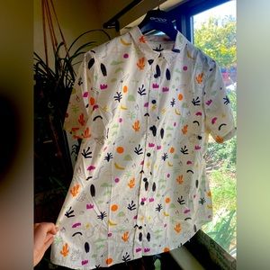 Wildfang short sleeve button-up 1X